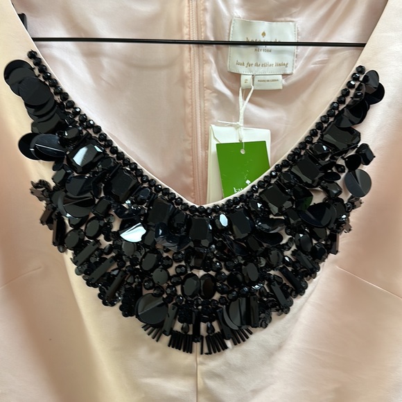 🔥🔥🔥NEW Kate Spade Embellished Cupcake V Neck Beads Dress - Picture 2 of 7